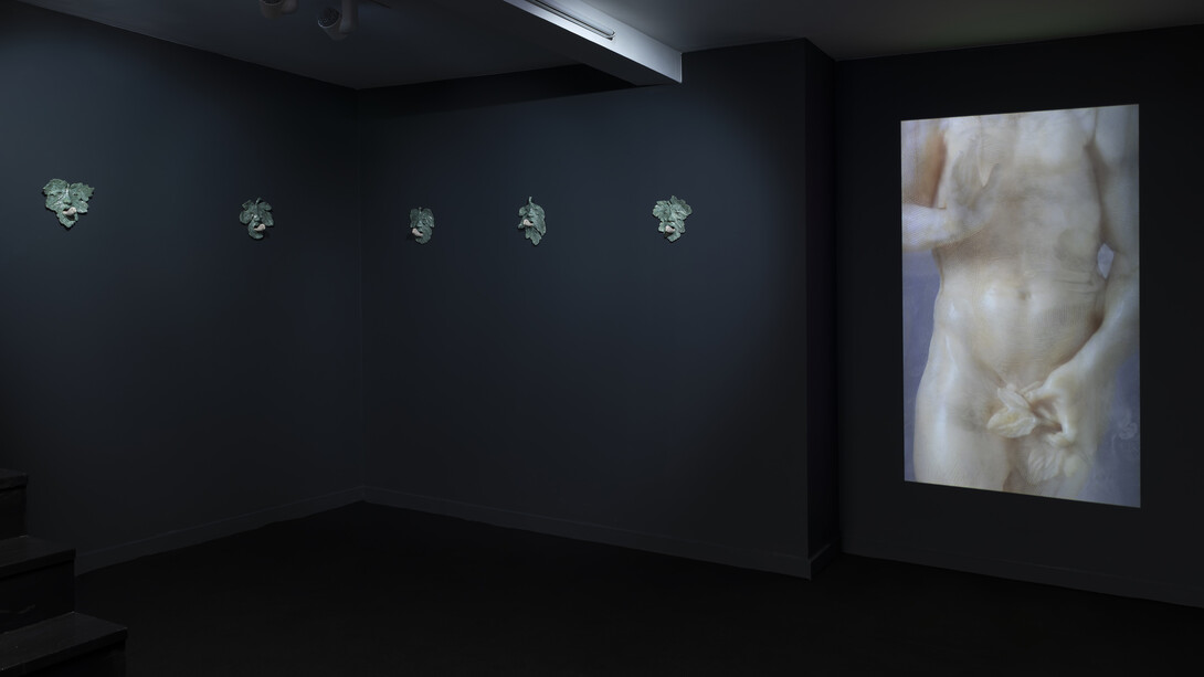 Ai Ozaki, Fig leaves, exhibition view. Courtesy of Annet Gelink Gallery