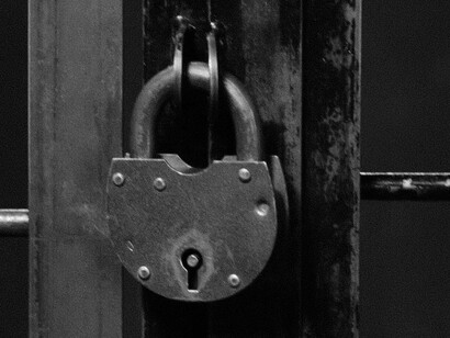 A locked cell, one of the ways our society uses for punishment.