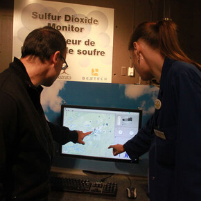 Sulfur Dioxide Monitoring Station. Courtesy of Science Nord