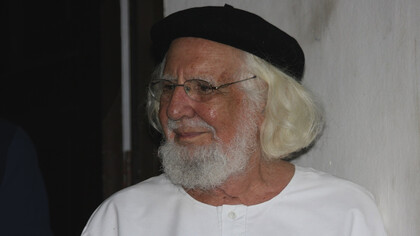Ernesto Cardenal Martínez (20 de enero de 1925 – 1 de marzo de 2020) fue un sacerdote católico, revolucionario, poeta y político nicaragüense. 2008, Managua, Nicaragua
