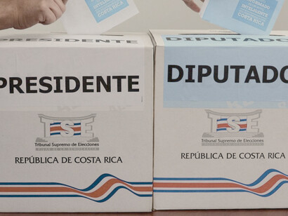 Urnas empleadas en las elecciones de Costa Rica