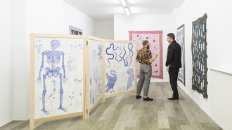 Fun for kids. Exhibition opening night, credits Marc Guddorp