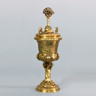 Jagdpokal des Kurprinzen Friedrich, August von Sachsen, Dresden, um 1720. Courtesy of Germanisches Nationalmuseum