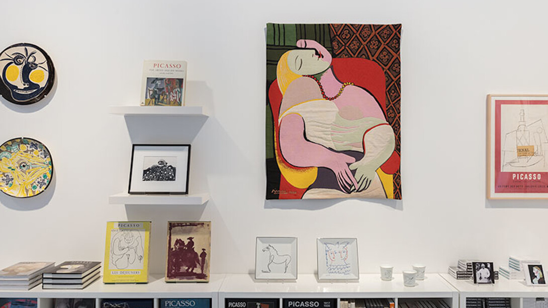 Picasso Pop-Up Shop, Exhibition view. Courtesy of Gagosian