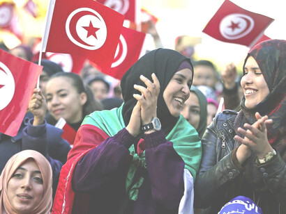 Protestas feministas en Túnez
