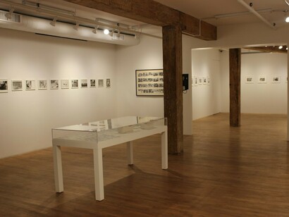 Mike Mandel, Exhibition view. Courtesy of Robert Mann Gallery
