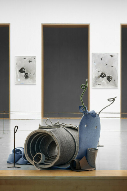 Min Yoon, A pronoun of B, exhibition view. Courtesy of Kestner Gesellschaft