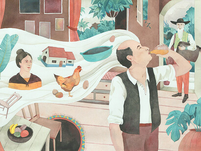 Ilustración de Luisa Rivera para la edición del 50 aniversario de 'Cien años de soledad' de Gabriel García Márquez