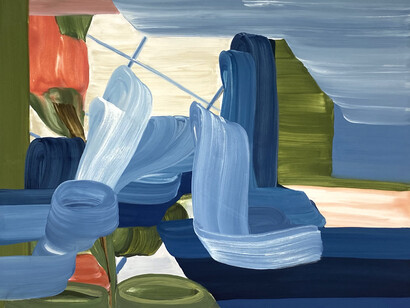 Mojé Assefjah, After the rain (detail), 2025. Courtesy of Heather Gaudio Fine Art