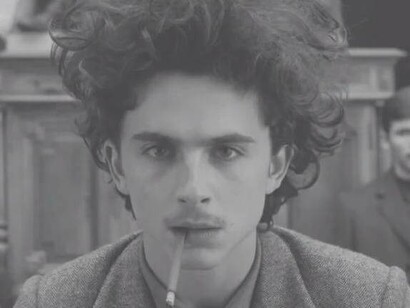 Timothy Chalomet as Zeffirelli in the French Dispatch