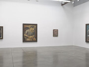 Leon Kossoff, exhibition view. Courtesy of Luhring Augustine and the Leon Kossoff Estate