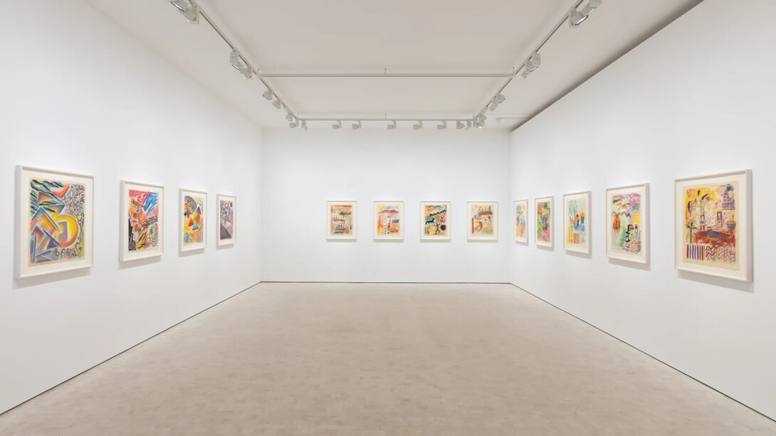 Jaune Quick-to-See Smith, Rooted in memory, exhibition view. Courtesy of Stephen Friedman Gallery