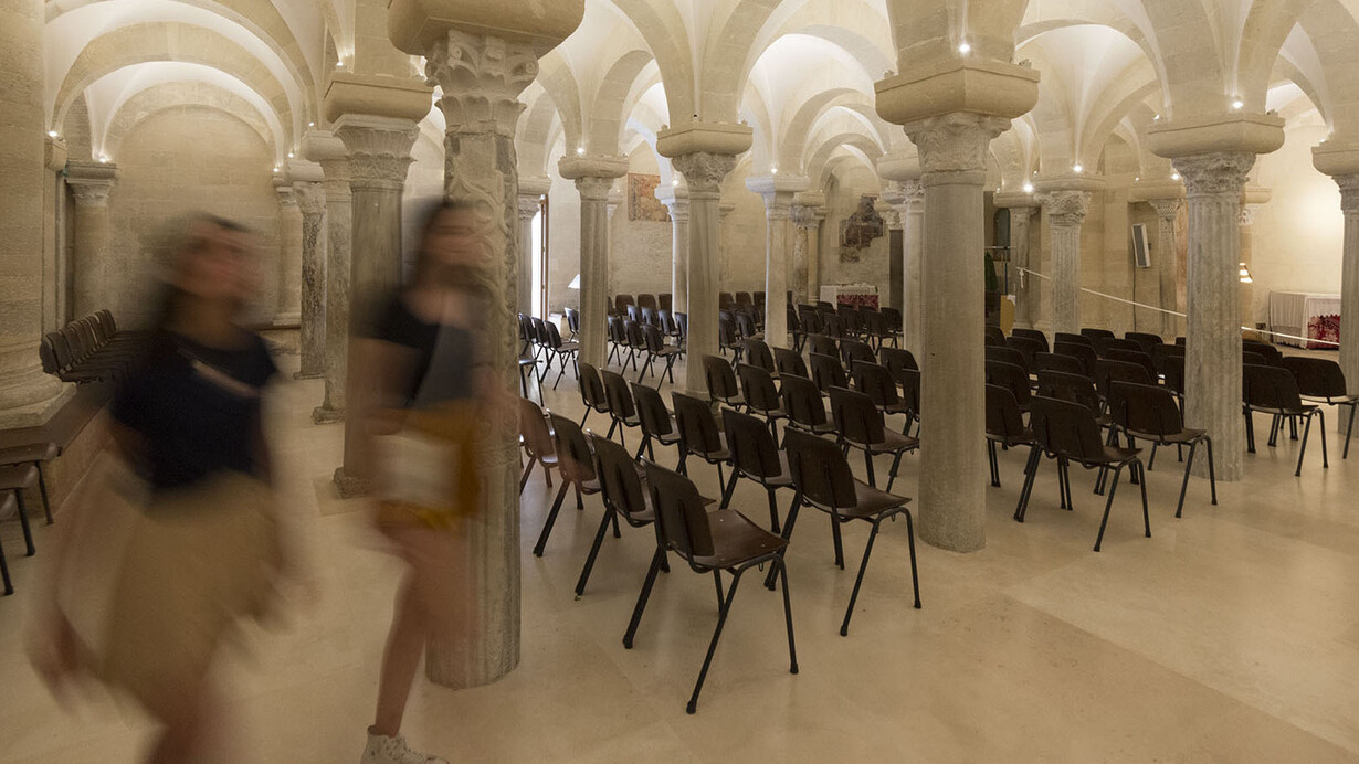 Pio Tarantini, Cripta della Cattedrale (XI sec.), Otranto, photo 2019