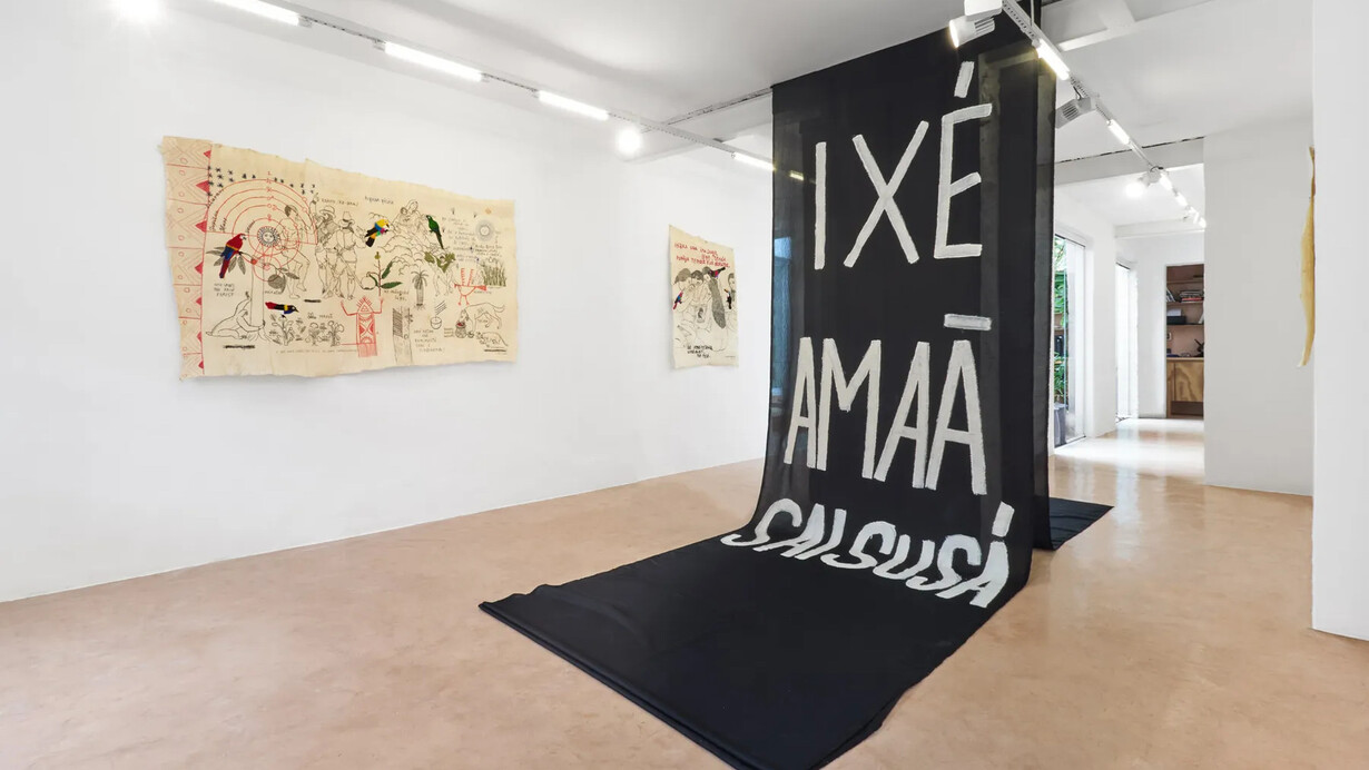 Denilson Baniwa. Yawara Akanga, exhibition view. Courtesy of A Gentil Carioca 