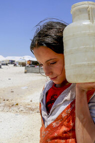 El 70 por ciento de la población siria no tiene acceso regular al agua potable debido a los cortes y a la destrucción de la infraestructura básica