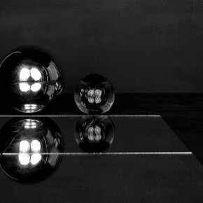 Sarah Jones, detail of Cabinet (V) (Two Spheres), 2014, C Print from black and white negative, 23 5/8 x 18 7/8 inches (unframed) (60 x 48 cm). Courtesy Anton Kern Gallery, New York