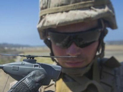 La Coalición Internacional, especialmente las tropas de EE UU, ha seguido una estrategia fundamentada en la tecnología de drones, mindrones y otros aparatos aéreos 
