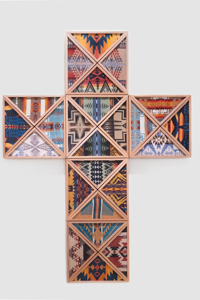 Joe Harjo, The only certain way: faith, 2019. Courtesy of San Antonio Museum of Art