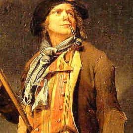 Retrato de un «sans-culotte»por Louis Léopold Boilly