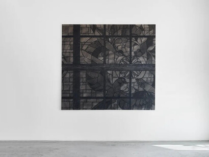 Sasha Kurmaz et Danylo Halkin, Liturgie des jours, vue d'exposition. Avec l'aimable autorisation de La Patinoire Royale
