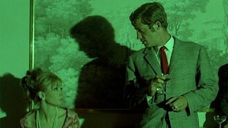 Jean-Paul Belmondo in "Pierrot le fou" di Jean-Luc Godard