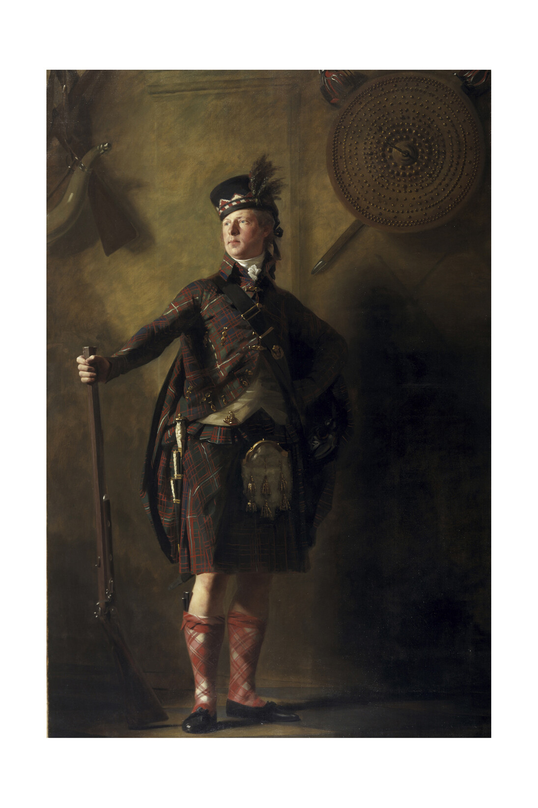 Sir Henry Raeburn, Colonel Alastair Ranaldson Macdonell of Glengarry, 1812, 95 1/4 x 59 ½ inches, NG 420 © Trustees of the National Galleries of Scotland
