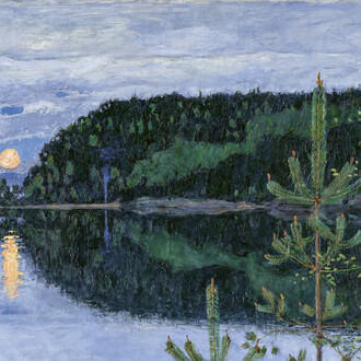 Akseli Gallen-Kallela, Spring night, 1914. Avec l'aimable autorisation de la Fondation Beyeler