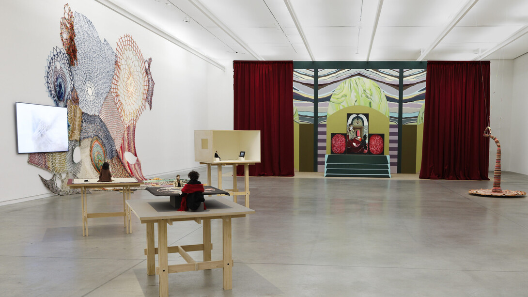 Various artists, Tramoya [Stagecraft], exhibition view. Courtesy of Museo de Arte Moderno de Buenos Aires