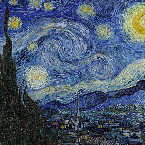 Noite Estrelada, obra de Vincent Van Gogh