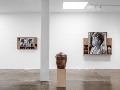 Kohshin Finley, Still life, exhibition view. Courtesy of Jeffrey Deitch Gallery