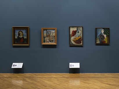 Ismael Nery, Piège moderne, vue de l'exposition. Avec l'aimable autorisation de la Pinacoteca