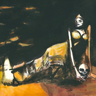 Moyna Flannigan, Untitled, 2015, drawing on paper, 22 x 30 in / 56 x 76 cm