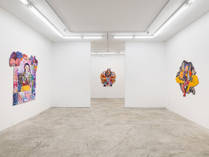 Maria Guzmán Capron, Solo pienso en volver a verte, exhibition view. Courtesy of Lyles & King Gallery