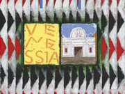 Joe Tilson, The Stones of Venice La Scuola Grande di San Giovanni Evangelista, Venessia, 2014, acrylic on canvas on wood relief, 50 x 75 cm, © Joe Tilson, courtesy Marlborough Fine Art