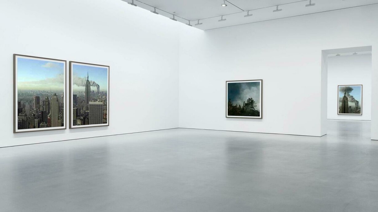 Thomas Ruff, Jpegs ny, exhibition view. Courtesy of David Zwirner Gallery