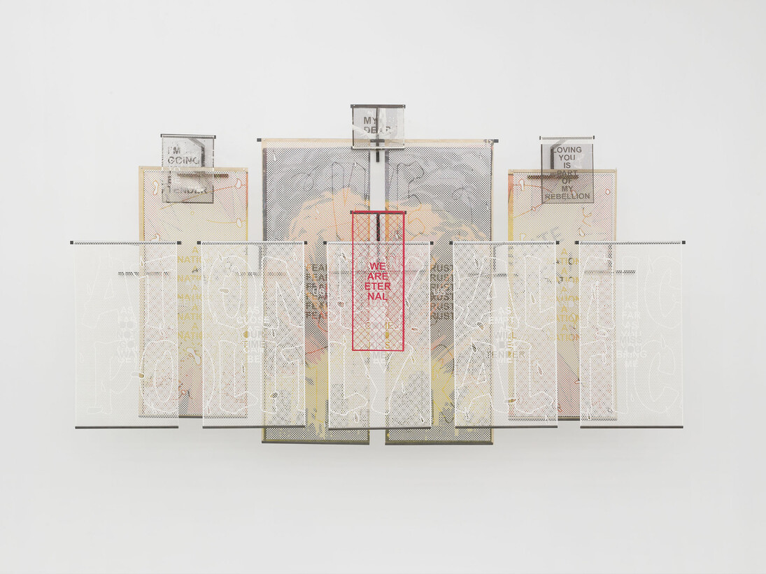 Iván Argote, Exhibition view. Courtesy of Galerie Perrotin 