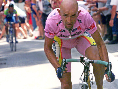 Marco Pantani maglia rosa