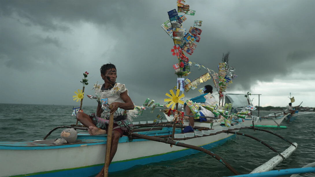 Martha Atienza, Adlaw sa mga mananagat (Fisherfolks day), 2022, 2024 (video still). Courtesy of Art Gallery of NSW
