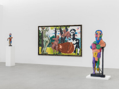 Markus Lüpertz, Exhibition view. Courtesy of Almine Rech gallery