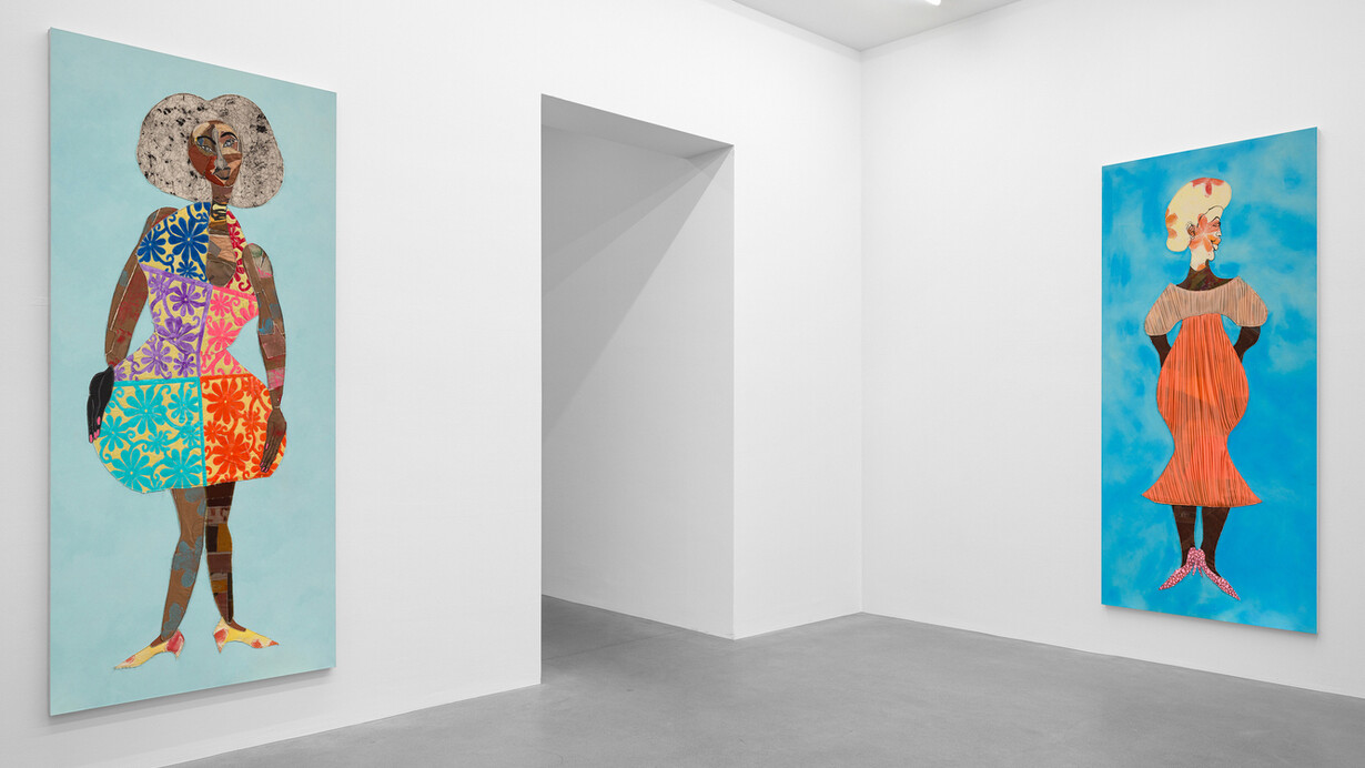 Aria Dean, Sandra Mujinga und Tschabalala Self, ausstellungsansicht. Mit freundlicher genehmigung der Galerie Eva Presenhuber