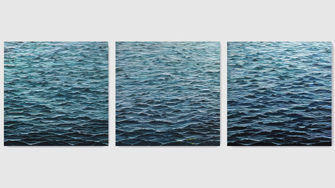 Kwangsik Jung, Stone Wave, 2023. Courtesy the artist and Kate Oh Gallery