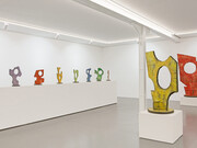 Benjamin Sabatier, Concrete and colors, vue d'exposition. Avec l’aimable autorisation de la galerie Xippas