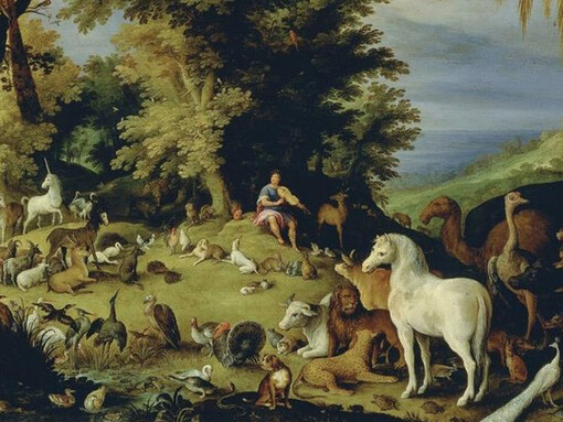 Pittore fiammingo, Orfeo incanta gli animali