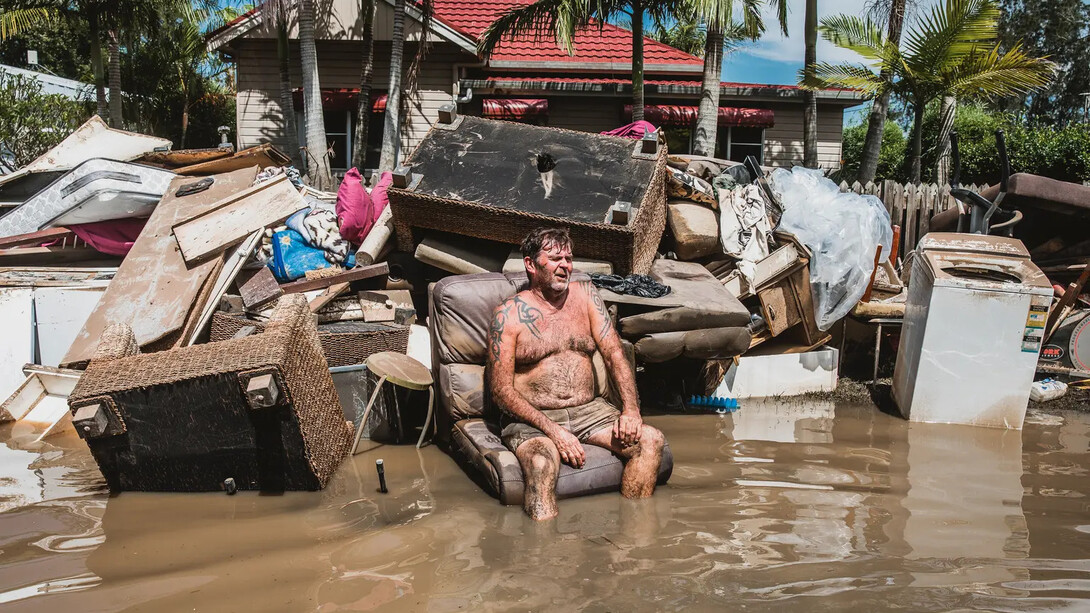 Inundated. Natalie Grono’s flood photos, artwork in ehxibition. Courtesy of the Australian National Maritime Museum