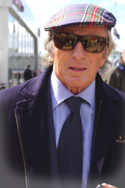 Jackie Stewart, presidente dell'associazione GPDA per gli anni 1972–1978 