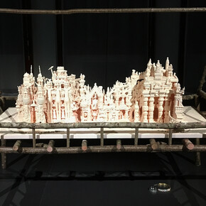 Pierre Ardouvin, Retour d’Abyssinie, 2017 Bois, Impression 3D, 150 x 200 x 100 cm, (59 1/16 x 78 3/4 x 39 3/8 in). 
