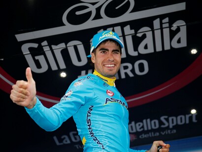 Mikel Landa en la presentación del Giro de Italia