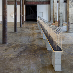 Golnar Adili, To measure the emotions of others, exhibition view. Courtesy of Smack Mellon. Photo by Etienne Frossard