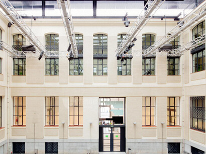 Patio de la Casa Encendida, que acogió la exposición