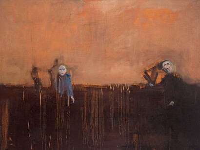 Arslan. Sunset, oil on linen, 58x76 inches, 2006
